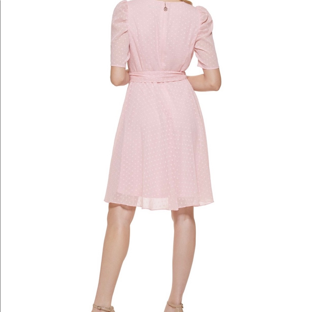 Swiss Dot Fit & Flare Dress - Picture 2 of 5